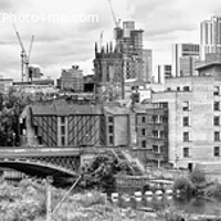 Buy canvas prints of Leeds City Skyline Panorama  by Alison Chambers