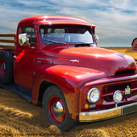 Buy canvas prints of International Harvester PickUp by Alison Chambers