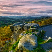Buy canvas prints of Surprise View Peak District by Alison Chambers
