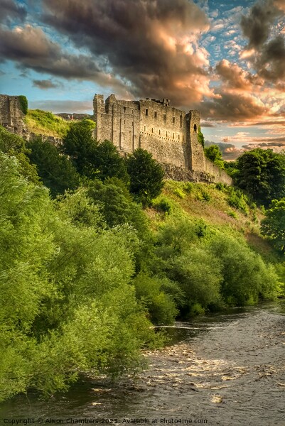 Richmond Castle Picture Board by Alison Chambers