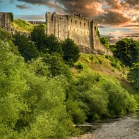 Buy canvas prints of Richmond Castle by Alison Chambers