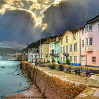 Buy canvas prints of Dramatic Dartmouth by Alison Chambers