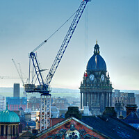 Buy canvas prints of Leeds Town Hall Skyline  by Alison Chambers