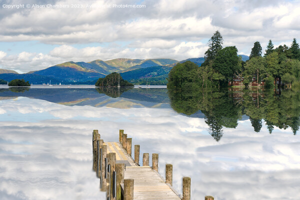 Lake Windermere  Picture Board by Alison Chambers