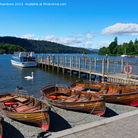 Buy canvas prints of Bowness on Windermere by Alison Chambers