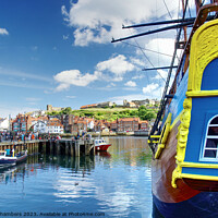 Buy canvas prints of Whitby Harbour  by Alison Chambers