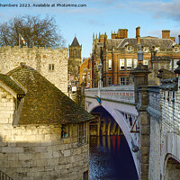 Buy canvas prints of Lendal Bridge on River Ouse in York  by Alison Chambers
