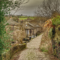 Buy canvas prints of Golcar West Yorkshire  by Alison Chambers