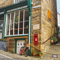 Buy canvas prints of The Old Post Office Robin Hoods Bay by Alison Chambers