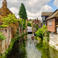 Buy canvas prints of Canterbury River Stour by Alison Chambers