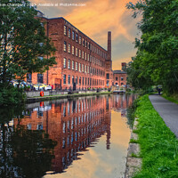 Buy canvas prints of Castleton Mill in Leeds by Alison Chambers