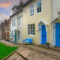 Buy canvas prints of Robin Hoods Bay Cottages by Alison Chambers