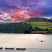 Buy canvas prints of Ladybower Reservoir by Alison Chambers