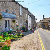 Buy canvas prints of Grassington Main Street by Alison Chambers