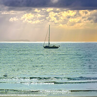 Buy canvas prints of Lyme Regis Sailing Boat by Alison Chambers