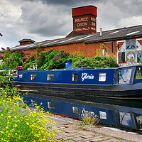 Buy canvas prints of Canal Mills in Armley Leeds by Alison Chambers