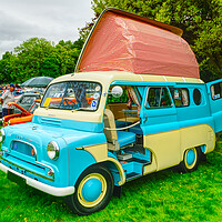 Buy canvas prints of Bedford Dormobile by Alison Chambers