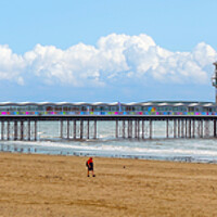 Buy canvas prints of Weston super Mare Grand Pier  by Alison Chambers