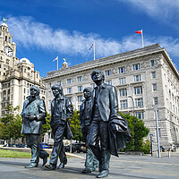 Buy canvas prints of The Beatles Liverpool by Alison Chambers