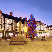 Buy canvas prints of Knaresborough Market Place by Alison Chambers