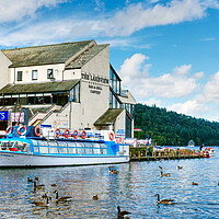 Buy canvas prints of Bowness on Windermere  by Alison Chambers