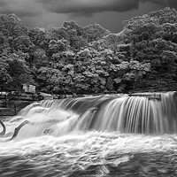 Buy canvas prints of River Swale Richmond  by Alison Chambers