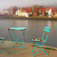 Buy canvas prints of Whitby Where The Fishermen Sit by Alison Chambers