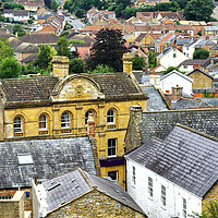 Buy canvas prints of The Town Of Ilminster by Alison Chambers