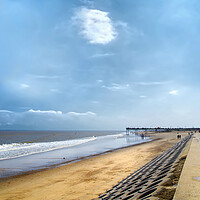 Buy canvas prints of Big Sky at Skegness by Alison Chambers