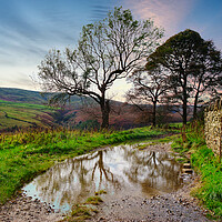 Buy canvas prints of Digley Holmfirth Landscape  by Alison Chambers