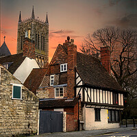 Buy canvas prints of Lincoln Cathedral from Eastgate by Alison Chambers
