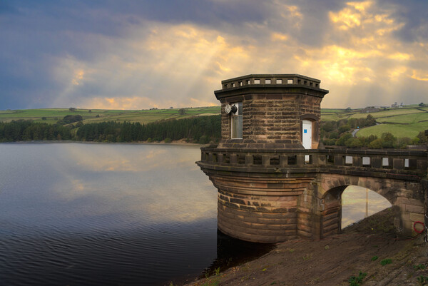 Digley Reservoir Picture Board by Alison Chambers