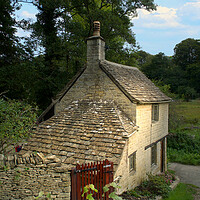 Buy canvas prints of Arlington Row Cottage  by Alison Chambers