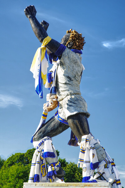 Leeds United Billy Bremner Statue  Picture Board by Alison Chambers