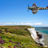Buy canvas prints of Dover Spitfire  by Alison Chambers