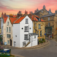 Buy canvas prints of Robin Hoods Bay by Alison Chambers