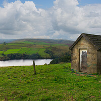 Buy canvas prints of Digley Reservoir Landscape  by Alison Chambers