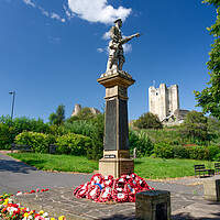 Buy canvas prints of Conisbrough Castle Doncaster by Alison Chambers