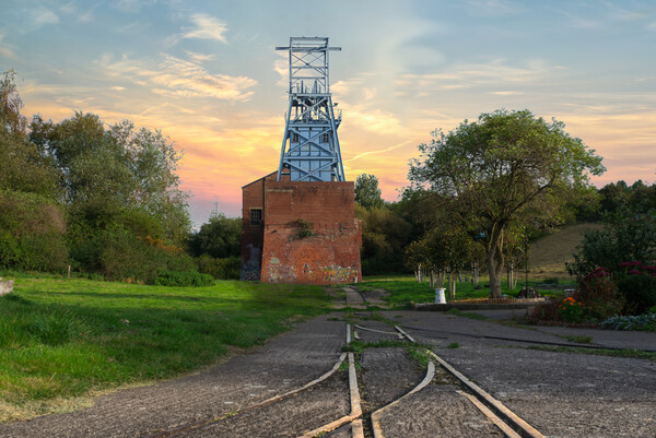 Barnsley Main Colliery Picture Board by Alison Chambers