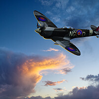 Buy canvas prints of  Spitfire and Thundercloud by Alison Chambers