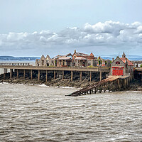 Buy canvas prints of Birnbeck Pier Weston Super Mare by Alison Chambers