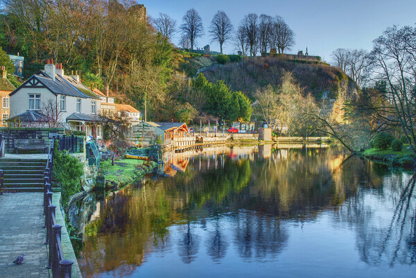 Knaresborough River Nidd Picture Board by Alison Chambers