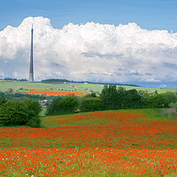 Buy canvas prints of Emley Moor Mast by Alison Chambers