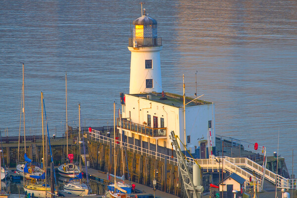 Scarborough Lighthouse  Picture Board by Alison Chambers