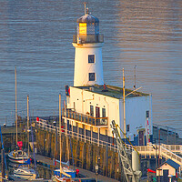 Buy canvas prints of Scarborough Lighthouse  by Alison Chambers