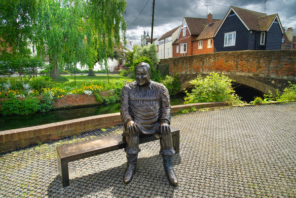 Dave Lee Statue Canterbury  Picture Board by Alison Chambers