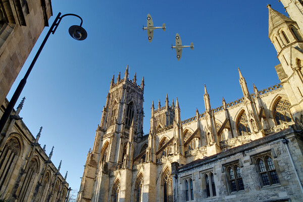 York Minster Spitfires  Picture Board by Alison Chambers