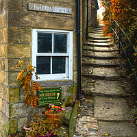 Buy canvas prints of Jim Bells Stile Robin Hoods Bay by Alison Chambers