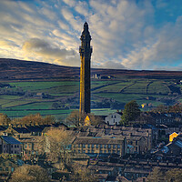 Buy canvas prints of Wainhouse Tower by Alison Chambers