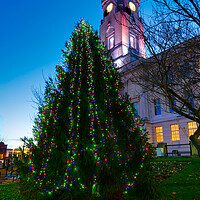Buy canvas prints of Christmas in Barnsley by Alison Chambers